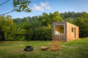 Prugnola, la Tiny House di Friland che ti fa riscoprire la Val Tidone